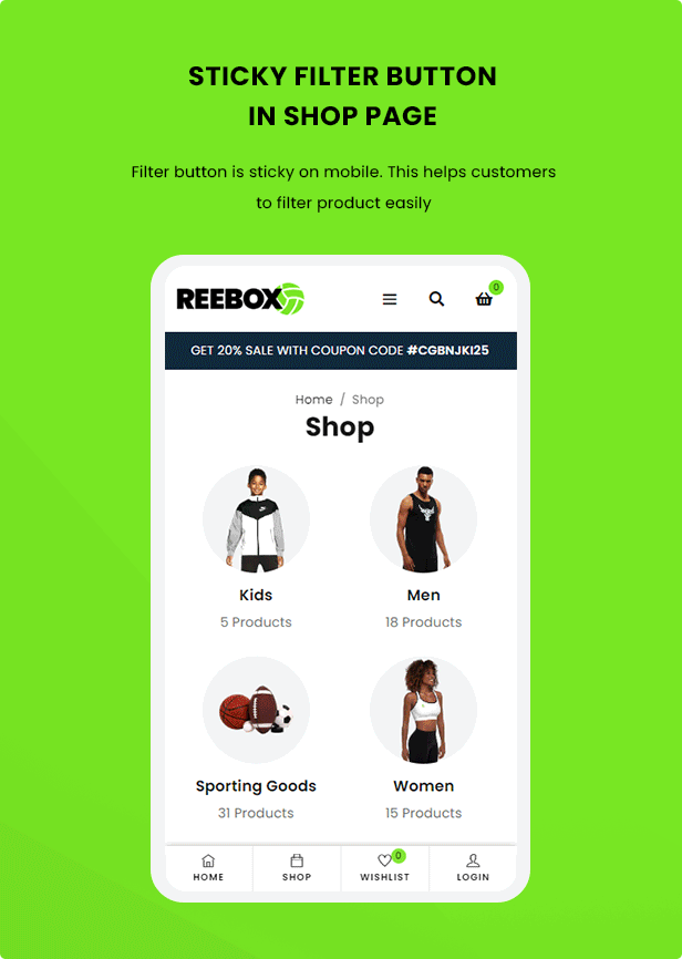 Reebox – Elementor WooCommerce WordPress Theme