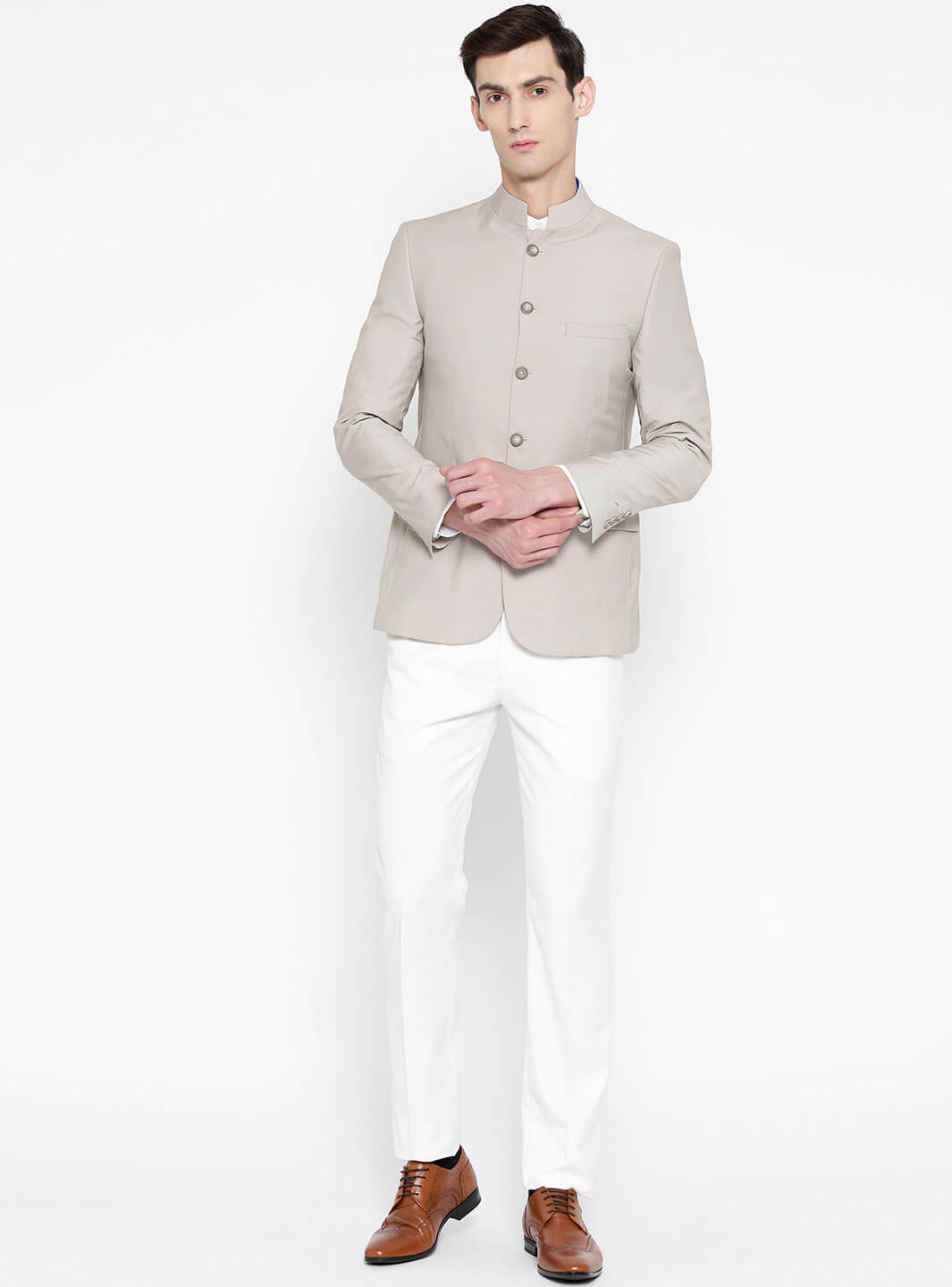 Buy Beige Suit Sets for Men by BLACKBERRYS Online | Ajio.com